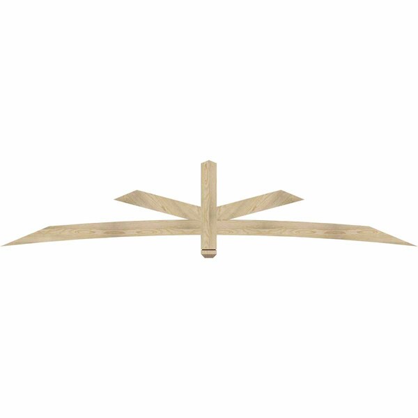 Ekena Millwork Alberta Rough Sawn Timber Gable Bracket, Douglas Fir, 108"W x 22"H x 2"D x 4"F, 5/12 Pitch GBW108X22X0204ALB00RDF - main